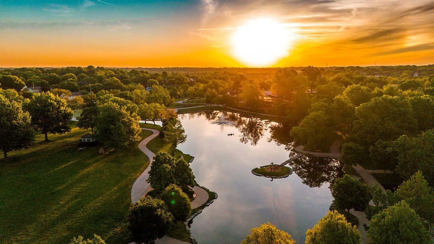 Sunrise over Sar-Ko-Par Trails Park